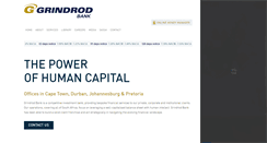 Desktop Screenshot of grindrodbank.co.za
